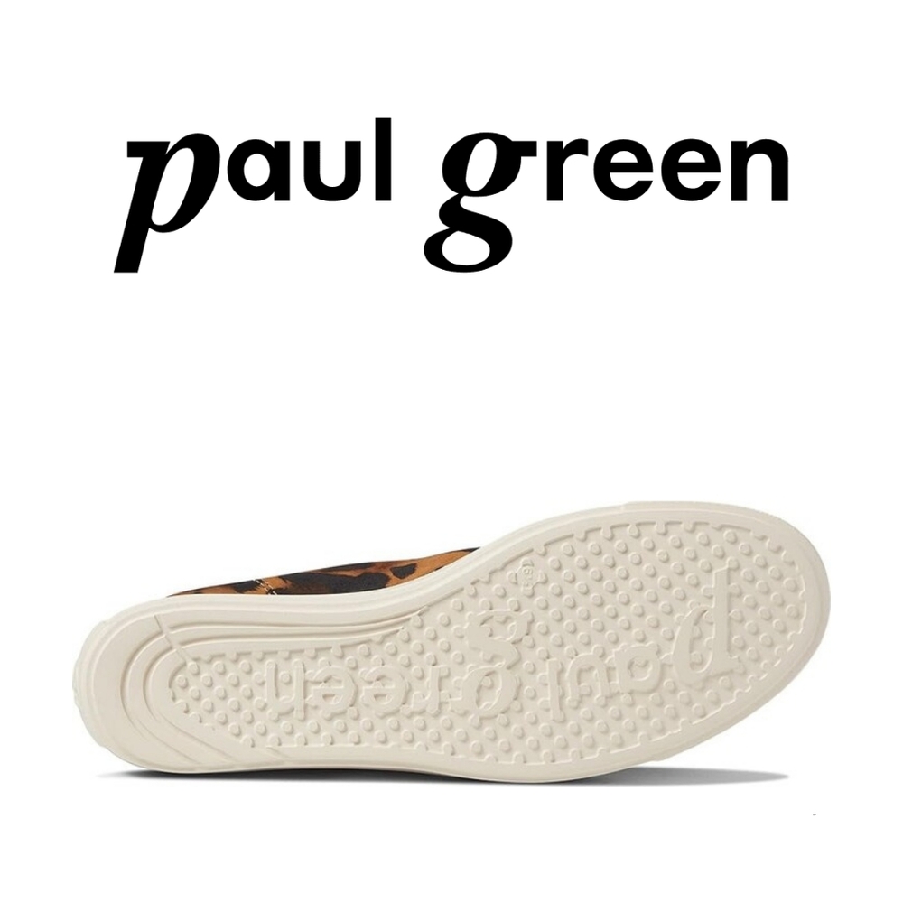 Paul Green Womens Bixby Sneaker Leopard White Combo at 4.5 (US Women's Size 7) M - Picture 4 of 5